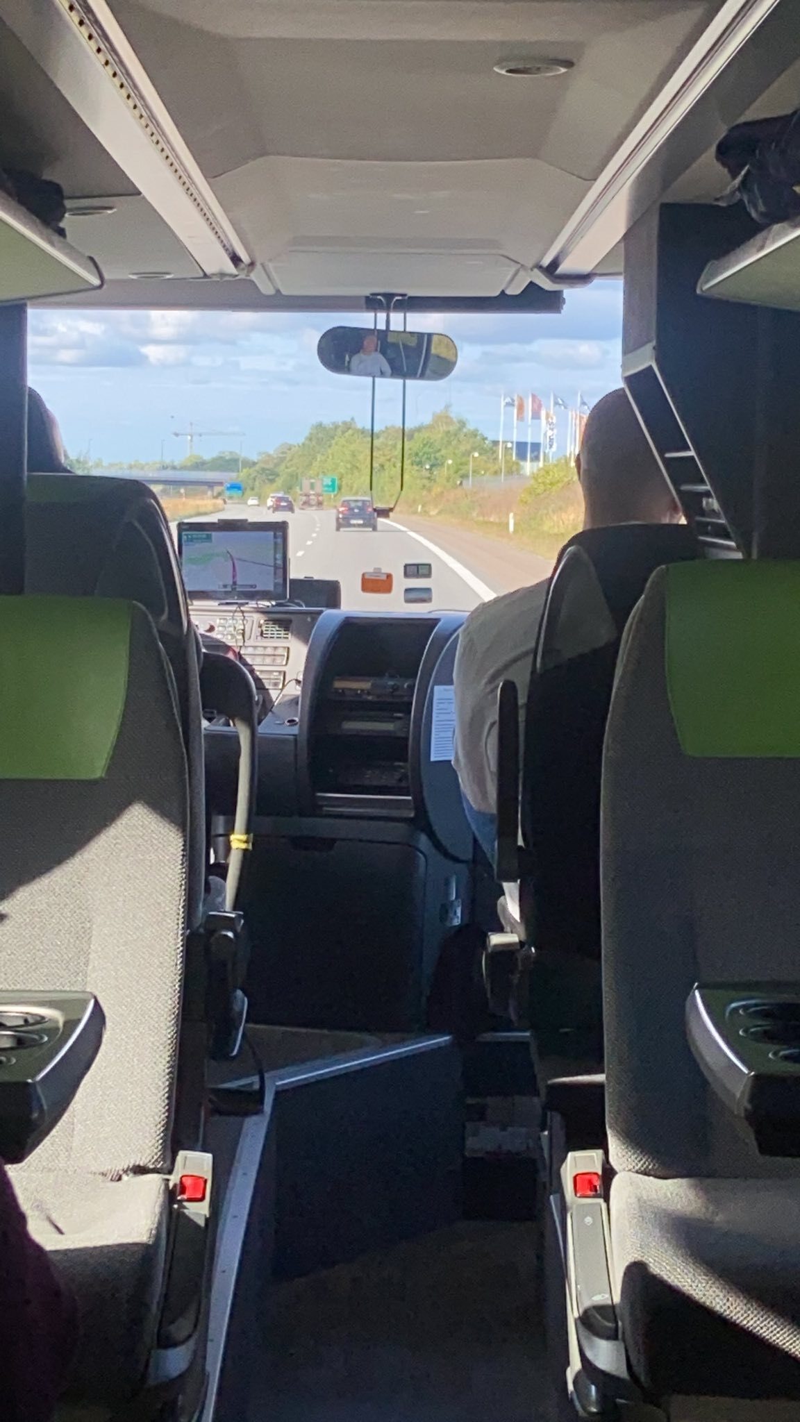 Mikael on his way from Copenhagen.